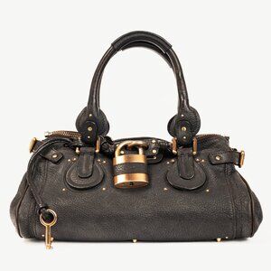 Chloe Paddington Brown Pebbled-Leather Handbag
